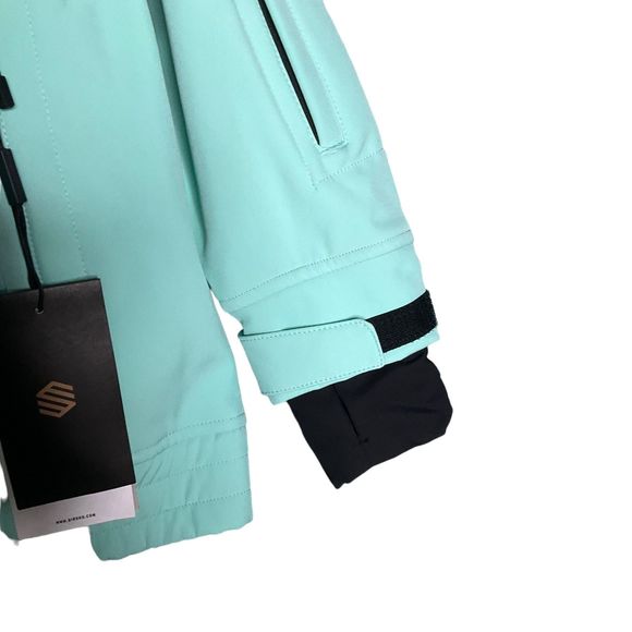 Siroko NWT W1-W ICEBERG WOMEN'S SNOWBOARD JACKET Mint Small - Picture 5 of 11